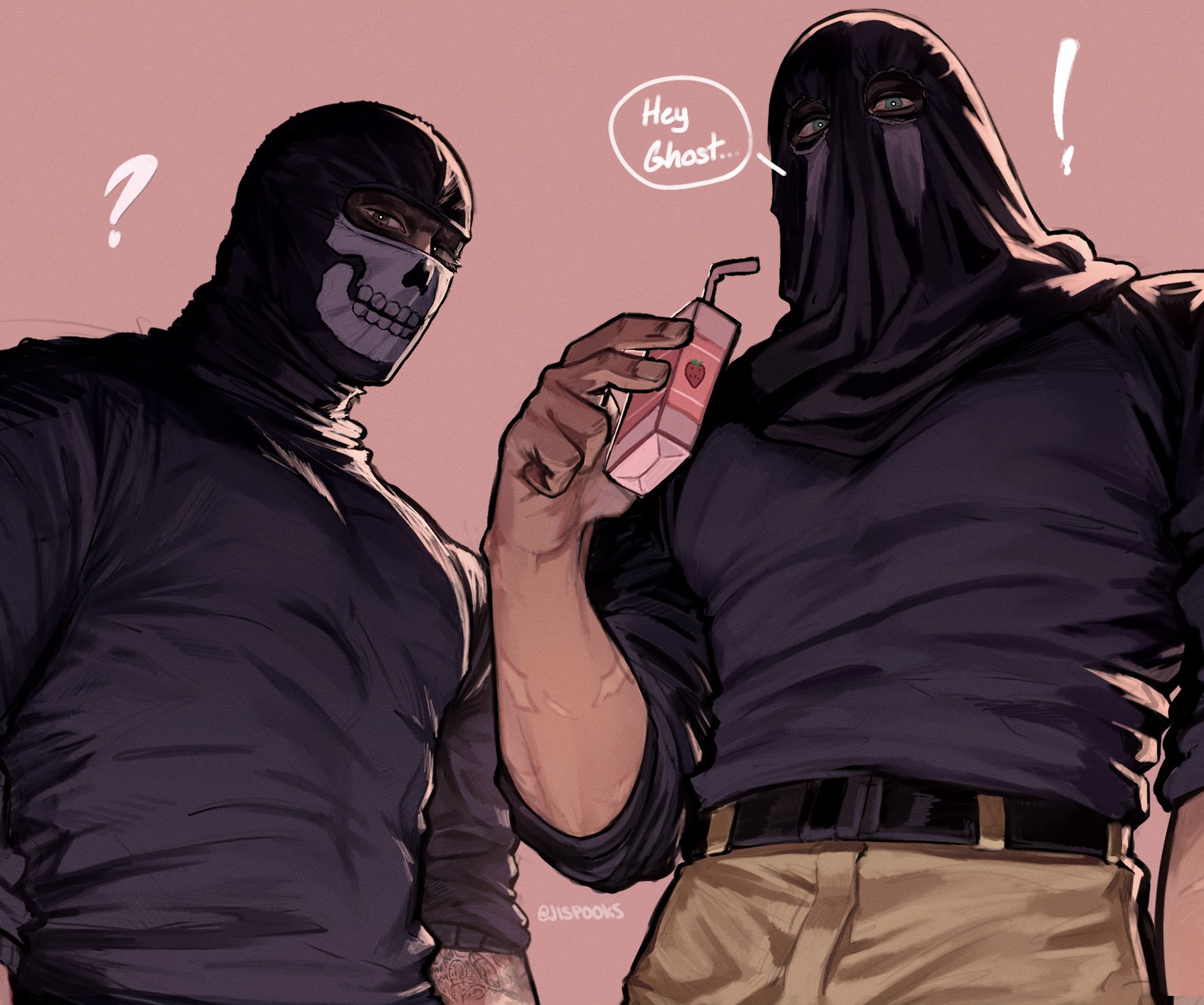 Ghost and Konig — Tavern — Yodayo